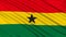 Ghanaian flag.