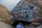 Ghar Thawr. Muslim pilgrims visiting Thawr Cave in Mecca - Saudi Arabia