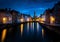 Ghent Belgium - beautiful view over traditional houses
