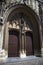 Ghent, Belgium the gate in a historic building