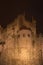 GHENT, BELGIUM - NOVEMBER 5: Night view on Gravensteen castle