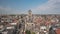 Ghent Belgium time lapse city skyline at Saint Nicholas Church