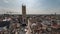 Ghent Belgium time lapse high angle view city skyline