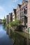 Ghent - canal and typical brick houses