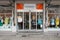 Ghent, Flanders, Belgium - Facade of a second hand vintage clothes shop