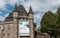 Ghent, Flanders - Belgium - The military barracks of Leopold with medieval towers in a castle like style