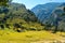 Ghermu - Lush green rice paddies in Himalayas