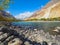 Ghizer River In Autumn, Ghizer Valley, Northern Pakistan