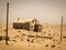 Ghost buildings of old diamond mining town Kolmanskop in Namibia