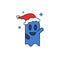 ghost christmas flat vector logo icon