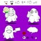 Ghost funny cartoon set6