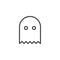 Ghost game outline icon