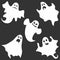 Ghost, the ghost icon, apparition, shadow, darkness, halloween