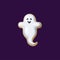 Ghost gingerbread cookies Halloween trick or treat