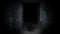 Ghost girl in doorway. A terrible ghost.