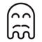 Ghost happy mustache