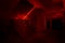 Ghost in Haunted House at stairs, Mysterious silhouette of ghost man with light at stairs, Horror scene of scary ghost spooky llig