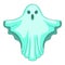 Ghost icon, cartoon style