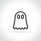 Ghost icon on white background