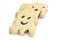 Ghost-shaped cookies