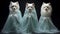 Ghostly pet costume parade ethereal pets, spectral costumes, adorable ghostly creatures, Halloween pet fashion 1