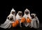 Ghostly Pugs and Pumpkins: Adorable Halloween Parade