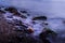 Ghostly Rocks On The Sea