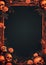 Ghoulish halloween frame border