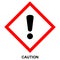 GHS hazard pictogram - CAUTION