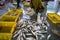 An Giang, Vietnam - Dec 6, 2016: Caught fishes with workers working at Tac Cau fishing port at dawn, Me Kong delta province of Kie