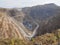 Giant abandoned quarry for the extraction of magnesite