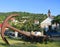 Giant anchor at Gustavia waterfront at St Barts