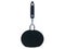 Giant black cooking spatula front view isolated on white background