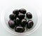 Giant black Greek olives