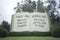 Giant book at entrance of Forest Lawn Cemetery