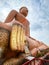 Giant buddha statue made by ceramic tile at Wat Klang Bang Phra