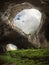 Giant cave holes