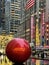 Giant Christmas Ornaments in Manhattan, NYC