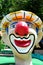 Giant clown head - miniature golf