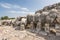 giant columns of ancient Apollo temple in Didyma, Turkey