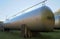 Giant cylindrical tank of an industrial plant for the storage of