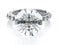Giant diamond ring front view