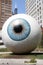 Giant eyeball sculpture