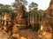 Giant face Statues. Hindu Gods and Demons. Cambodia .