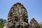 Giant faces in rock at Bayon Temple
