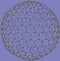 Giant fullerene molecule C720 on grey