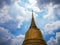 Giant gold pagoda in wat srakese temple,located in Bangkok,Thailand