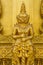 Giant golden carve texture of buddhism religion