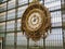 The Giant Golden Clock at the Wall of Musee d \'Orsay
