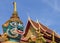 Giant guardian statue of Wat Mixai temple in Vientiane, Laos